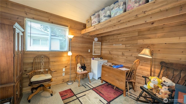 1215 273rd Pl, Ocean Park, WA 98640 - home office with wood walls