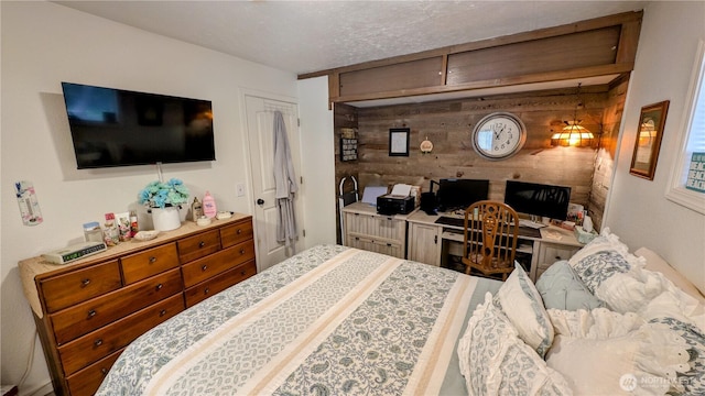 1215 273rd Pl, Ocean Park, WA 98640 - bedroom with wooden walls
