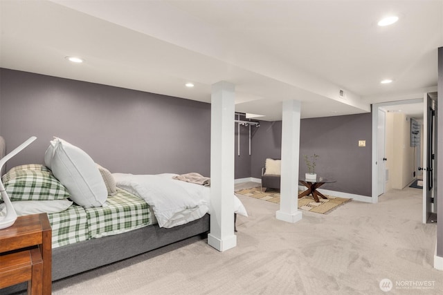 325 23rd Ave E, Seattle, WA 98112 - bedroom with light colored carpet and recessed lighting