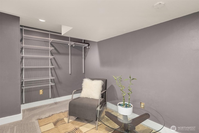 325 23rd Ave E, Seattle, WA 98112 - sitting room with baseboards and carpet