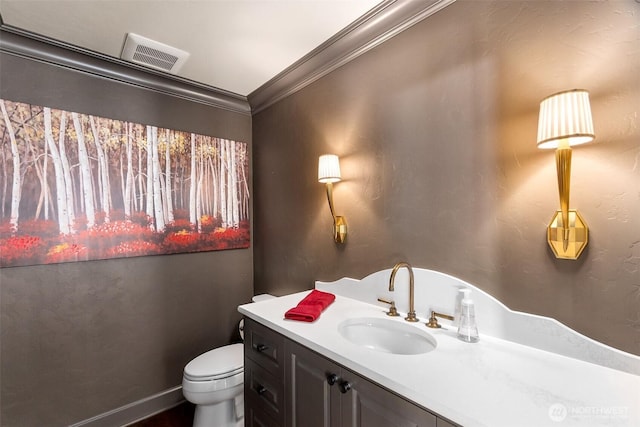 303 39th Ave NE, Olympia, WA 98506 - bathroom with vanity and ornamental molding