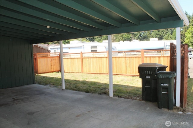 5705 Littlerock Rd SW Unit 41, Tumwater, WA 98512 - fenced backyard featuring a patio area