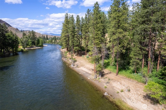 3A Ross Rd, Twisp, WA 98856 - water view featuring a mountainous background