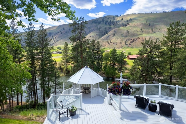 3A Ross Rd, Twisp, WA 98856 - view of mountain background featuring a nearby body of water