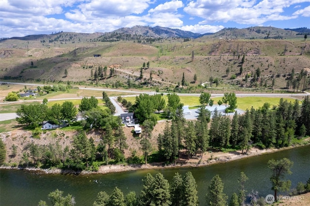 3A Ross Rd, Twisp, WA 98856 - aerial overview of property's location with a water and mountain view