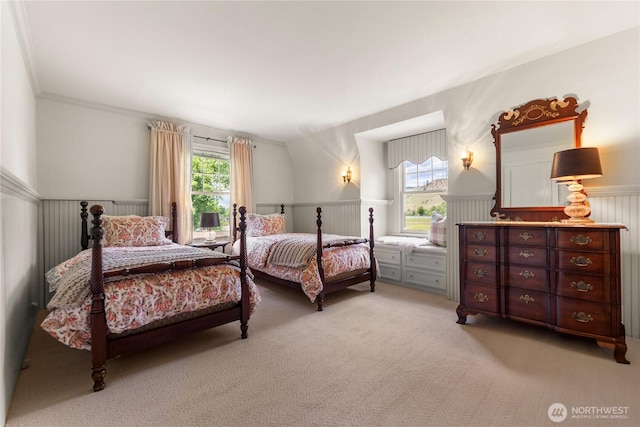 3A Ross Rd, Twisp, WA 98856 - carpeted bedroom with a wainscoted wall