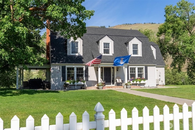3A Ross Rd, Twisp, WA 98856 - cape cod house with a shingled roof and a chimney