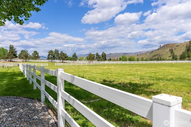 3A Ross Rd, Twisp, WA 98856 - view of yard with a view of rural / pastoral area and a mountain view