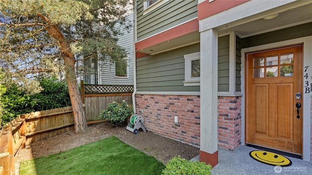 743 94th St N Unit B, Seattle, WA 98103 - entrance to property featuring brick siding