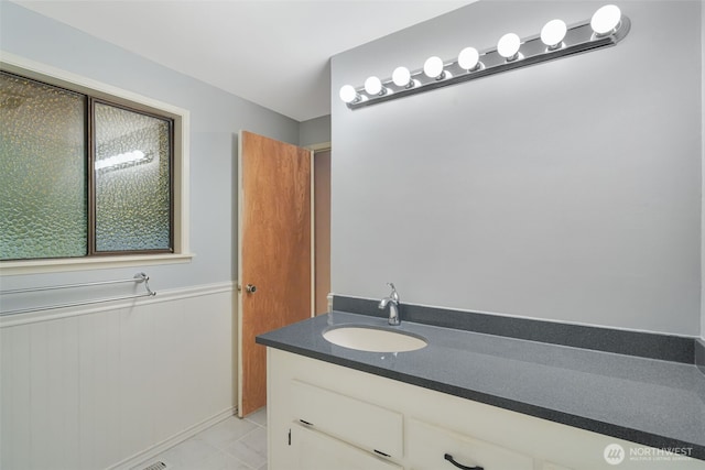 2004 SW 306th Pl, Federal Way, WA 98023 - bathroom with wainscoting and vanity