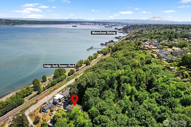 3811 N Dale St, Tacoma, WA 98407 - aerial view of a water and mountain view