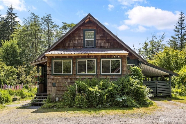 48911 Mountain Loop Hwy, Granite Falls, WA 98252 - view of property exterior with a metal roof