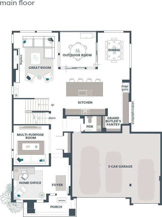 19644 136th Ln SE, Monroe, WA 98272 - view of floor plan / room layout