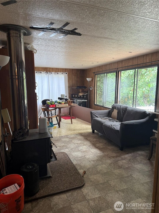 14307 215th Ave E, Bonney Lake, WA 98391 - living area featuring wooden walls
