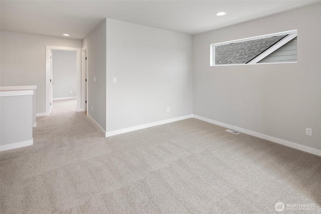 544 SW 97th St Unit 5, Seattle, WA 98106 - empty room with carpet flooring and recessed lighting