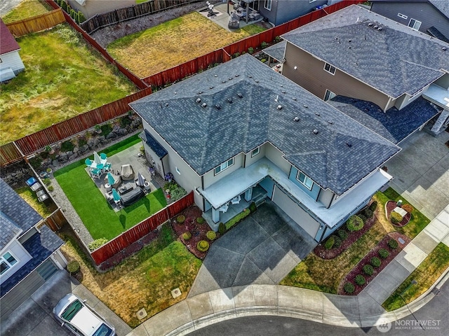 24220 93rd Ct S, Kent, WA 98030 - bird's eye view
