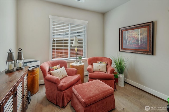 24220 93rd Ct S, Kent, WA 98030 - sitting room featuring light wood finished floors and baseboards