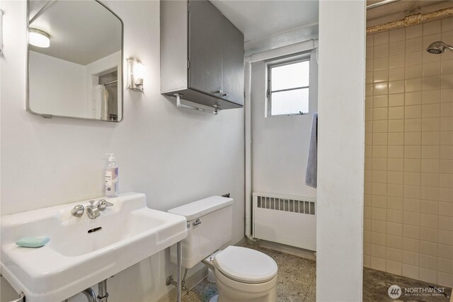 308 2nd Ave, Harrington, WA 99134 - full bath with radiator and a stall shower
