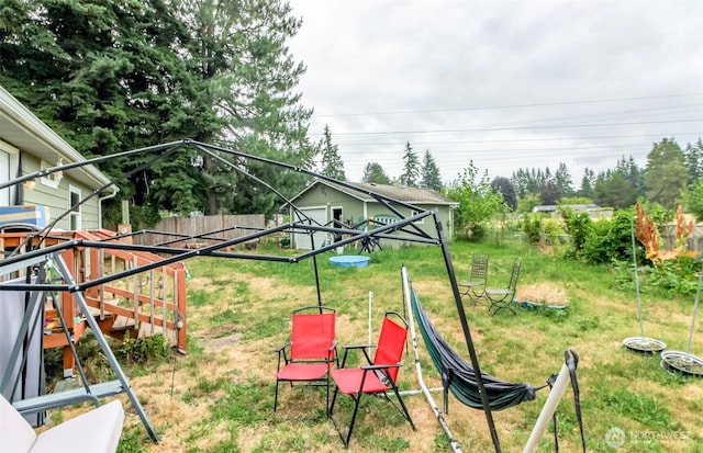 8715 Whitewood Loop SE, Yelm, WA 98597 - view of yard