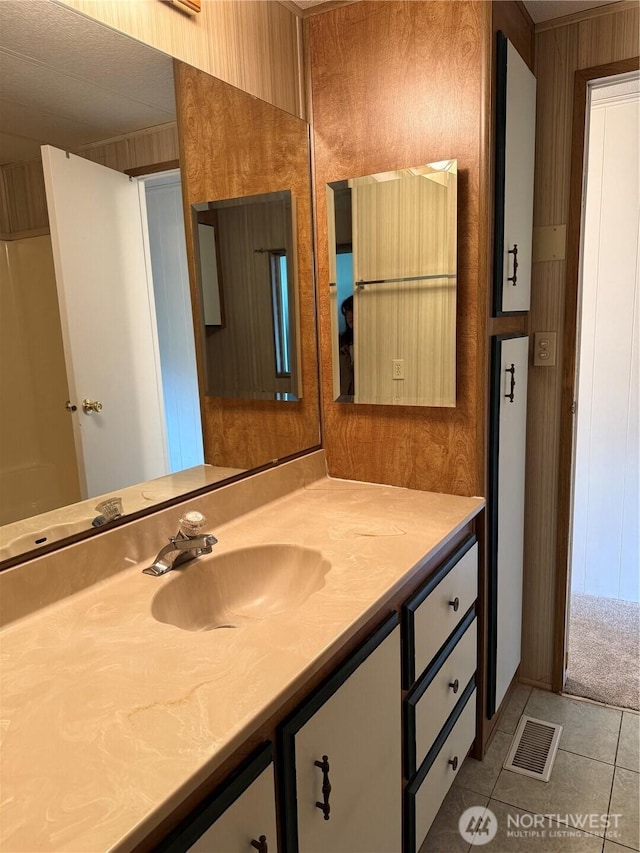 2308 Ventura Ave, Enumclaw, WA 98022 - bathroom featuring vanity and tile patterned floors