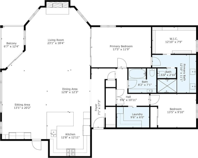 101 101st Ave SE Unit 201A, Bellevue, WA 98004 - view of room layout