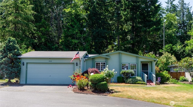 4018 144th Street Ct NW Unit 59, Gig Harbor, WA 98332 - single story home with asphalt driveway and an attached garage