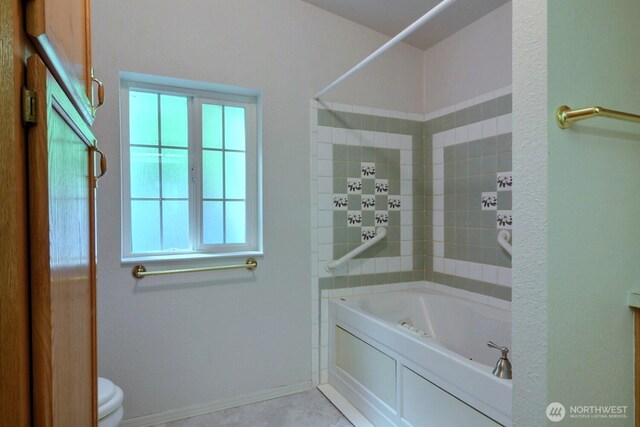 4018 144th Street Ct NW Unit 59, Gig Harbor, WA 98332 - bathroom with a jetted tub and a shower