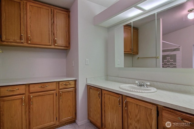 4018 144th Street Ct NW Unit 59, Gig Harbor, WA 98332 - bathroom featuring vanity and a shower