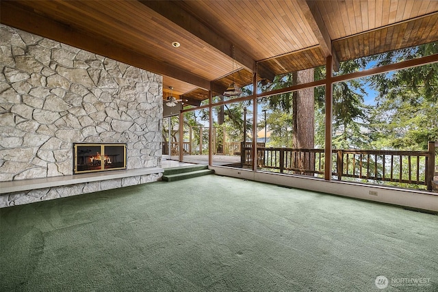 1711 E Lake Sammamish Pl SE, Sammamish, WA 98075 - unfurnished sunroom with plenty of natural light