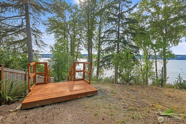 1711 E Lake Sammamish Pl SE, Sammamish, WA 98075 - view of yard featuring a deck