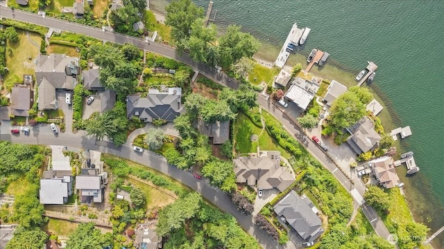 1711 E Lake Sammamish Pl SE, Sammamish, WA 98075 - aerial perspective of suburban area featuring a large body of water