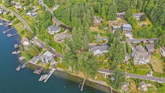 1711 E Lake Sammamish Pl SE, Sammamish, WA 98075 - aerial overview of property's location with nearby suburban area and a large body of water
