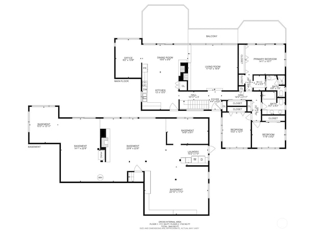 1711 E Lake Sammamish Pl SE, Sammamish, WA 98075 - view of floor plan / room layout