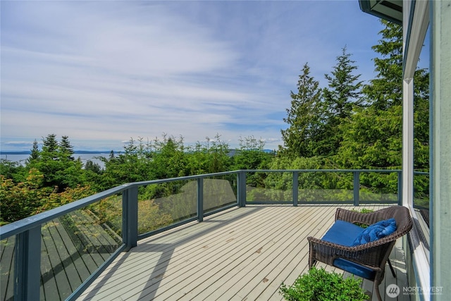 3995 Bay Ln, Anacortes, WA 98221 - view of wooden terrace