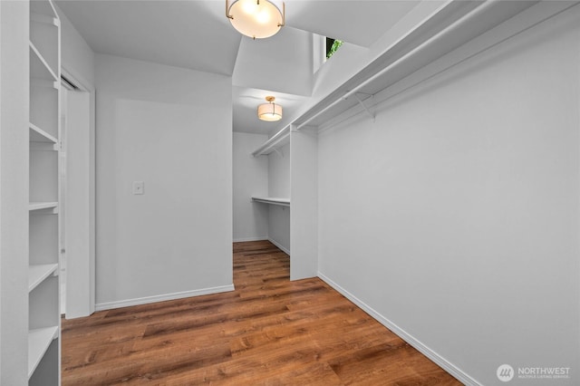 3995 Bay Ln, Anacortes, WA 98221 - walk in closet featuring wood finished floors