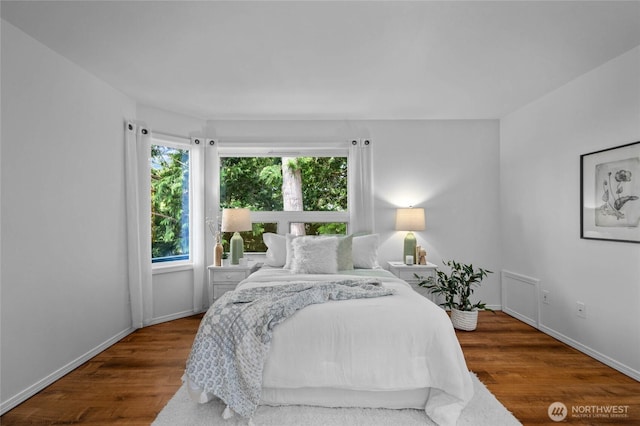 3995 Bay Ln, Anacortes, WA 98221 - bedroom with wood finished floors and baseboards