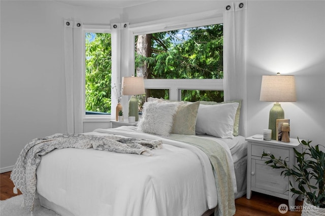 3995 Bay Ln, Anacortes, WA 98221 - bedroom with wood finished floors
