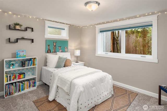 3833 24th Ave W, Seattle, WA 98199 - carpeted bedroom with baseboards