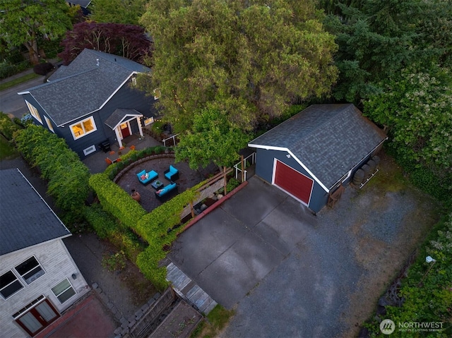 3833 24th Ave W, Seattle, WA 98199 - view from above of property