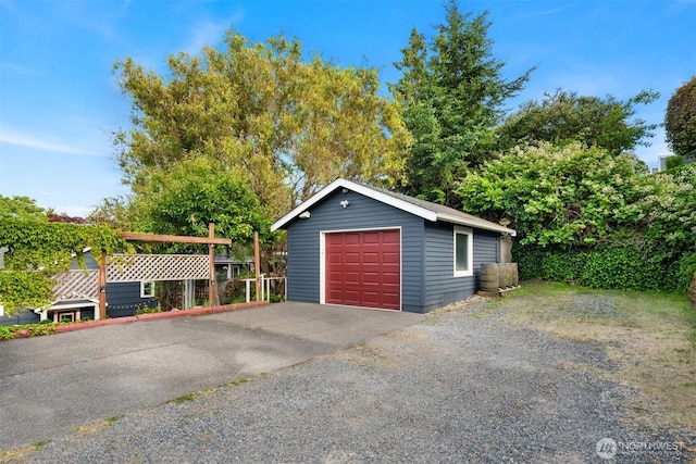 3833 24th Ave W, Seattle, WA 98199 - detached garage featuring driveway