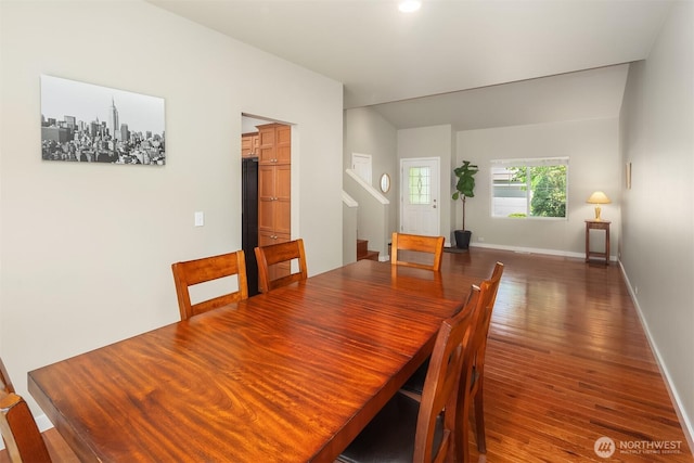 3610 147th Pl SE, Mill Creek, WA 98012 - dining room featuring wood finished floors and baseboards