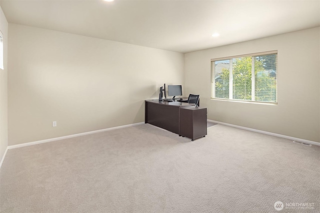 3610 147th Pl SE, Mill Creek, WA 98012 - home office with recessed lighting and light carpet