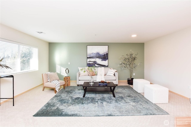 1318 37th St Unit 2-428, Everett, WA 98201 - carpeted living area with baseboards
