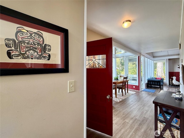 877 Mount Olympus Ave SE, Ocean Shores, WA 98569 - foyer entrance with wood finished floors