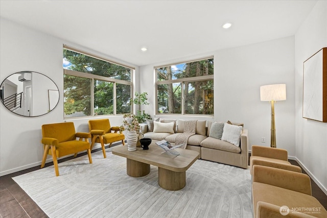 1110 Martin Luther King Jr Way S Unit A, Seattle, WA 98144 - living room featuring recessed lighting and wood finished floors
