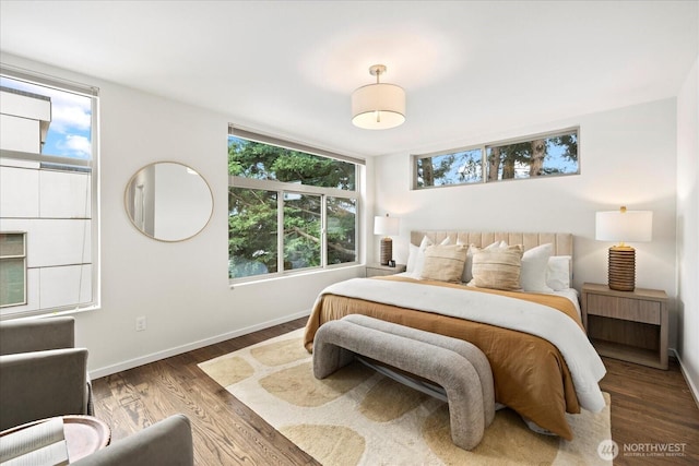 1110 Martin Luther King Jr Way S Unit A, Seattle, WA 98144 - bedroom featuring baseboards and wood finished floors