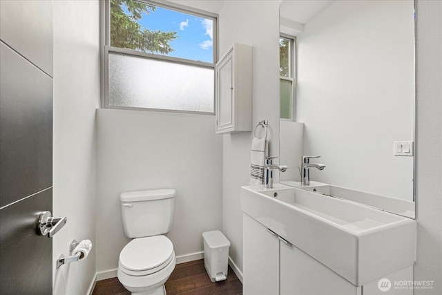 1110 Martin Luther King Jr Way S Unit A, Seattle, WA 98144 - half bath featuring vanity and wood finished floors