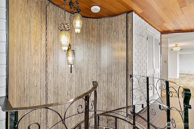 29432 59th Ave S, Auburn, WA 98001 - stairway with wood ceiling and wood walls