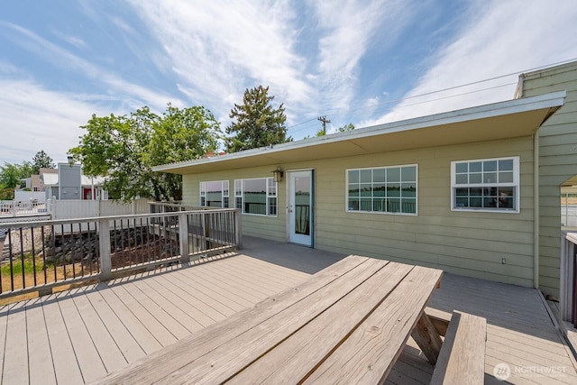 2497 Westshore Dr NE, Moses Lake, WA 98837 - view of wooden terrace