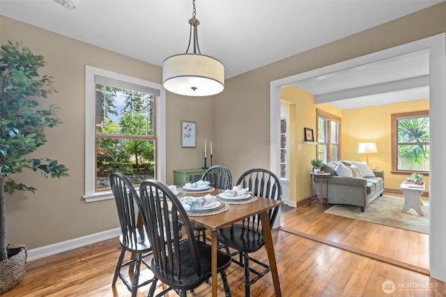 13527 23rd Ave NE, Seattle, WA 98125 - dining space featuring healthy amount of natural light and light wood-style flooring